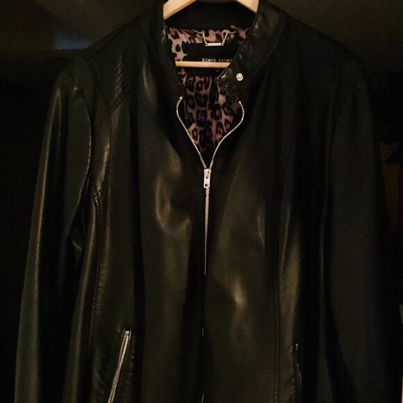 Faux Leather Jacket - Picture 1 of 4